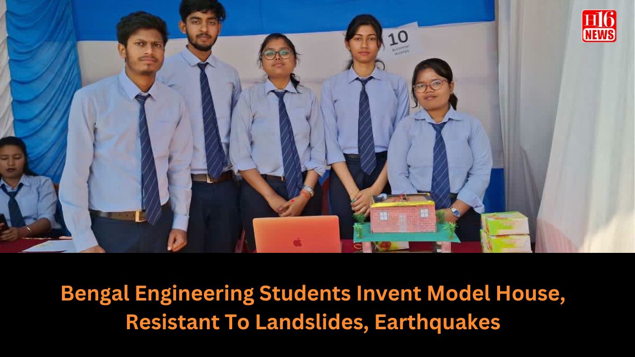 Bengal Engineering Students Invent Model House, Resistant To Landslides, Earthquakes